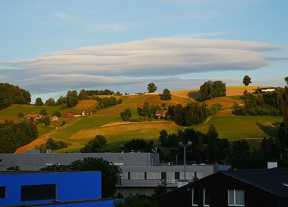 Abendstimmung über der Stocki in Zell
