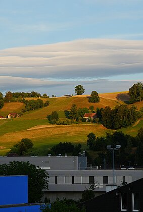 Abendstimmung über der Stocki in Zell