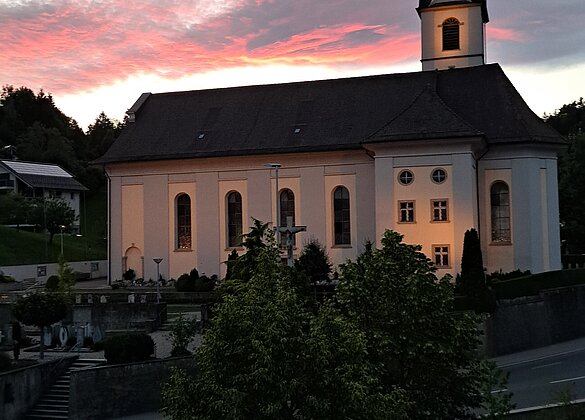 Abendstimmung über Zell