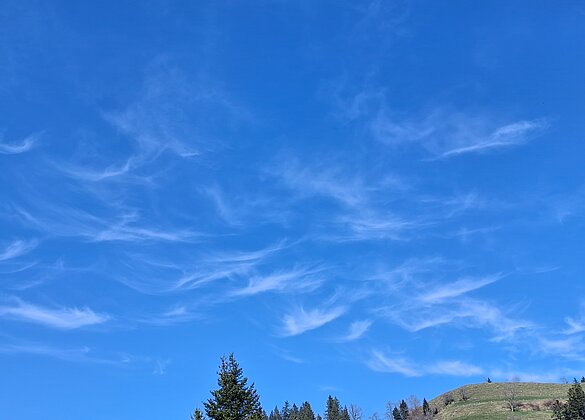 Spezielles Wolkenbild am Himmeö