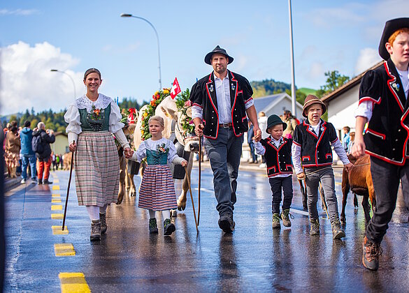 Impressionen von der Alpabfahrt in Schüpfheim
