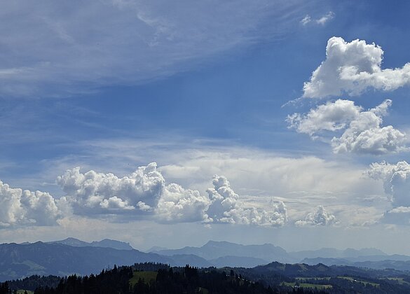Wolken über dem Fankhusgraben