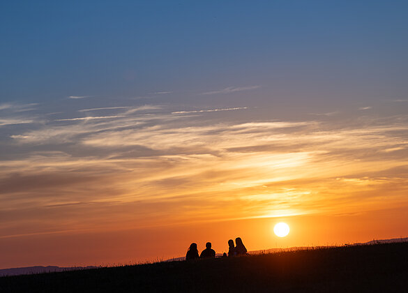 Sonnenuntergang auf der Ahornalp