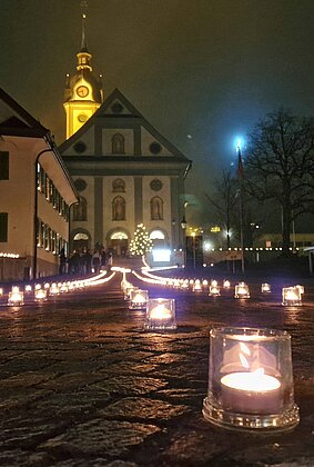 Glanzvoller Kerzenschein in Dagmersellen.