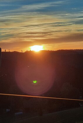Sonnenuntergang auf dem grosswanger Wellbrig