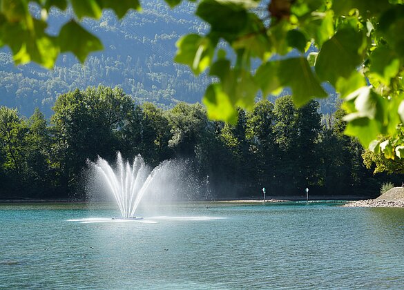 Weesen am Walensee zeigt sich von seiner schönsten Seite