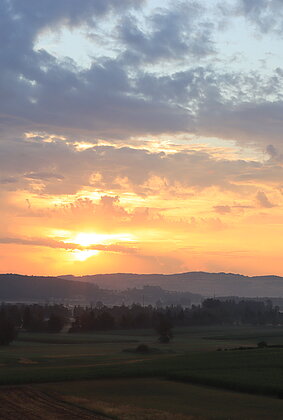 Sonnenaufgang nach dem Gewitter von Gestern