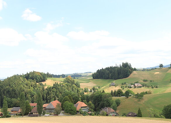 Unterwegs im hügeligen Emmental