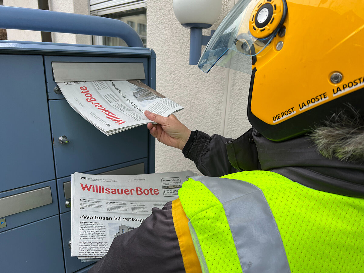 Post verteilt (zu) viele «Böttu» zu spät - Willisauer Bote