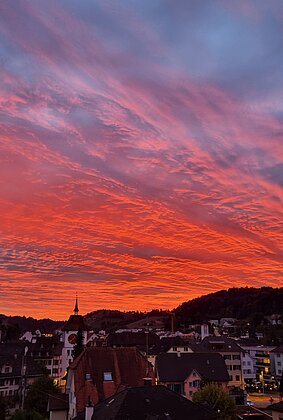 Abendstimmung über Willisau