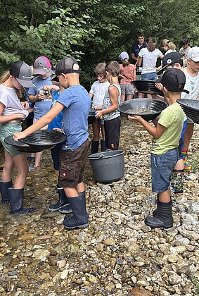 Noch hat es in der Enziwigger Wasser, um Gold zu waschen