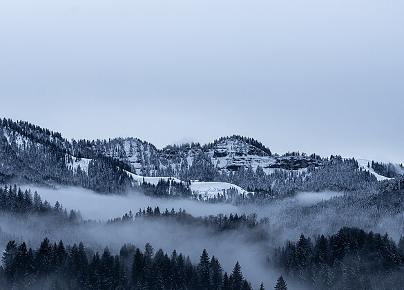 Ein uns bekannter Hügelzug - die Napfkrete