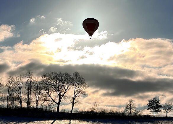 „Ballonfinsternis“ über dem Hostris