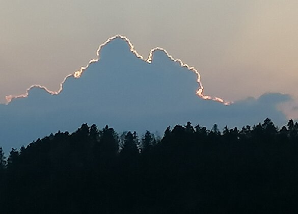 Abendstimmung über dem Buttenberg