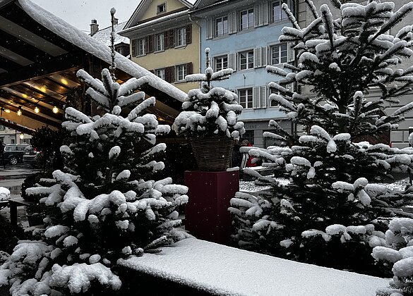 Der Winter hält Einzug im Städtli Willisau