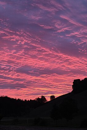 Sonnenuntergang 24.6. Willisau