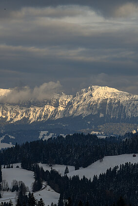 Pilatuskette im tiefen Winter