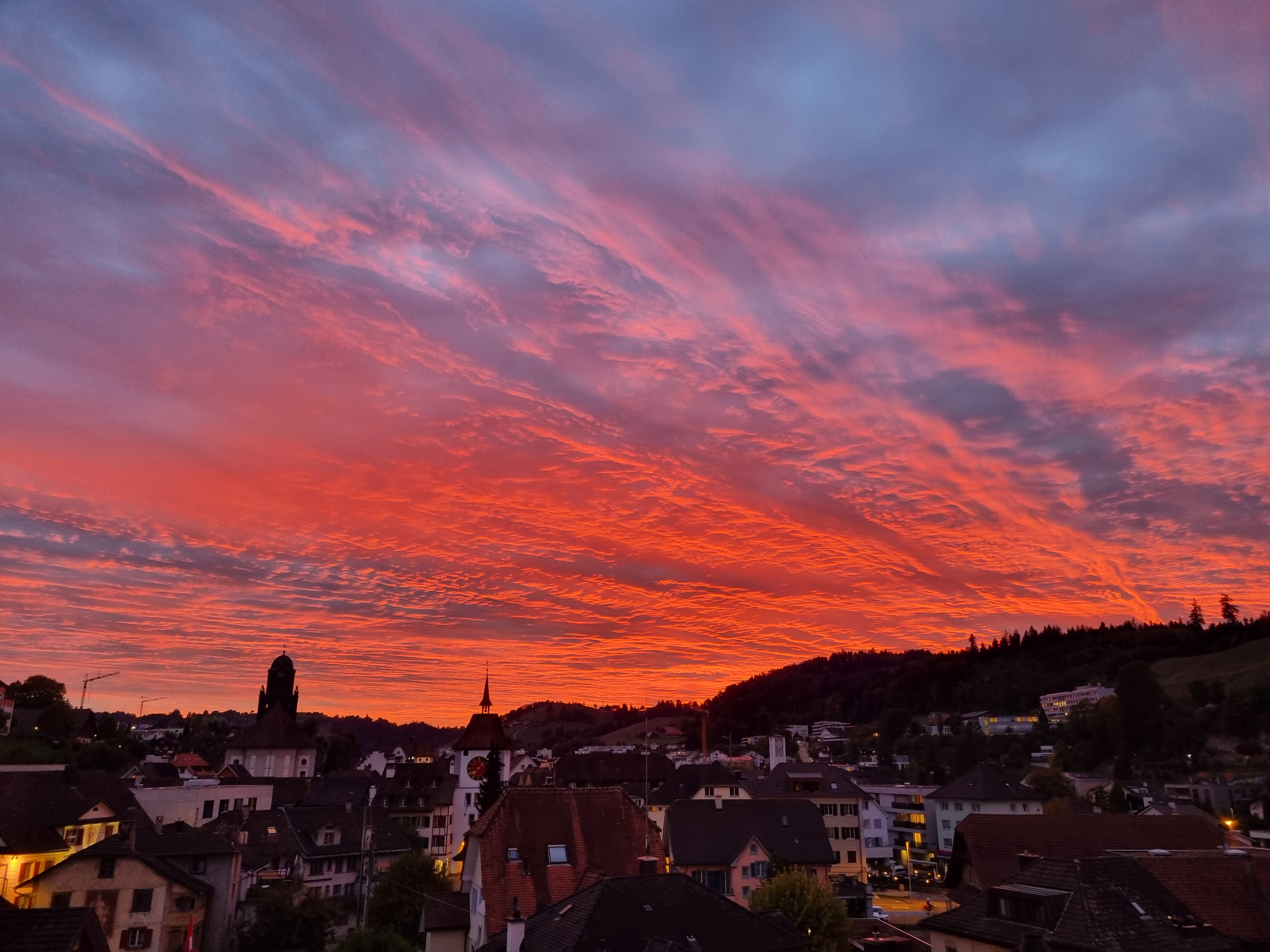Abendstimmung über Willisau