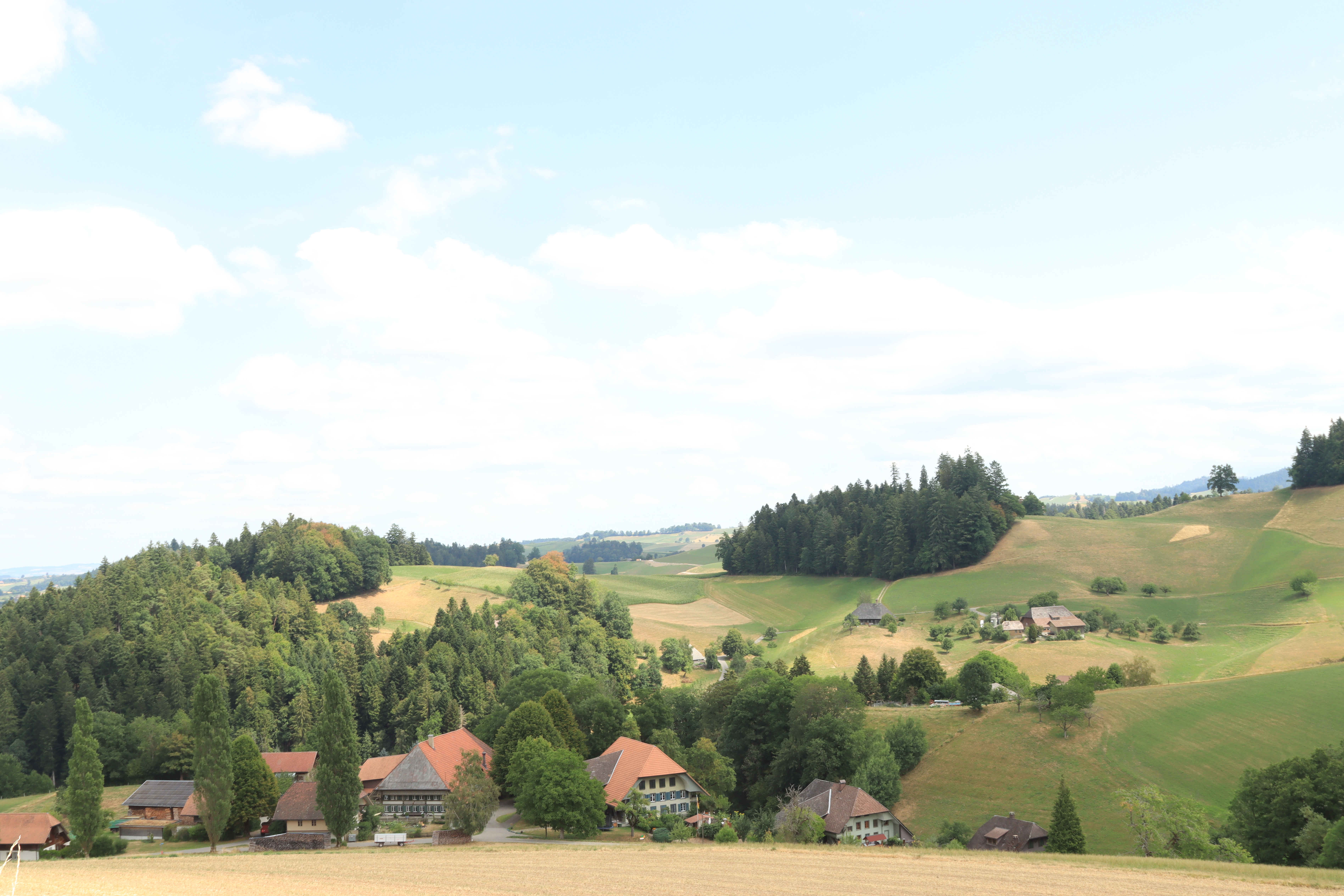 Unterwegs im hügeligen Emmental