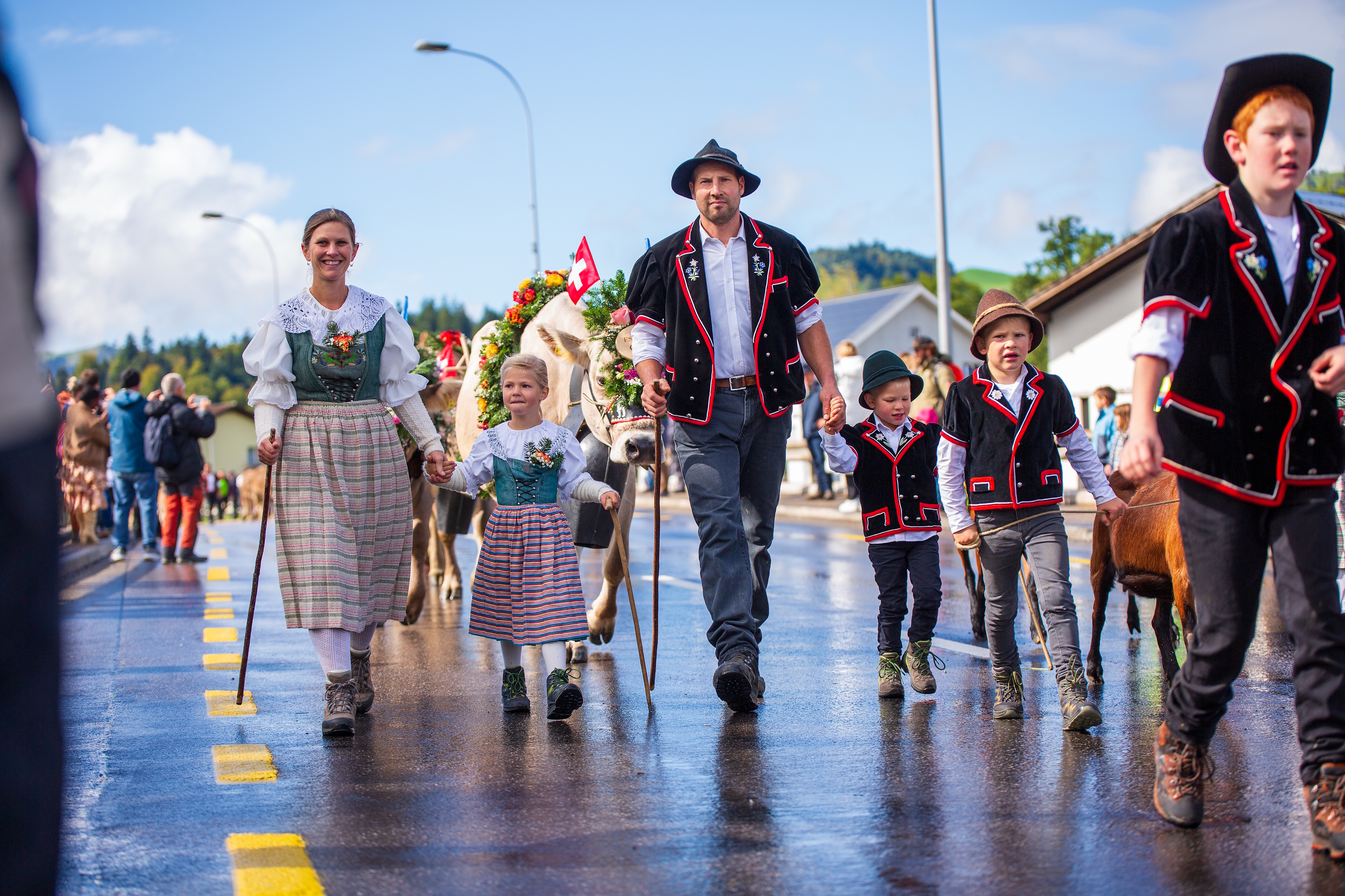 Impressionen von der Alpabfahrt in Schüpfheim