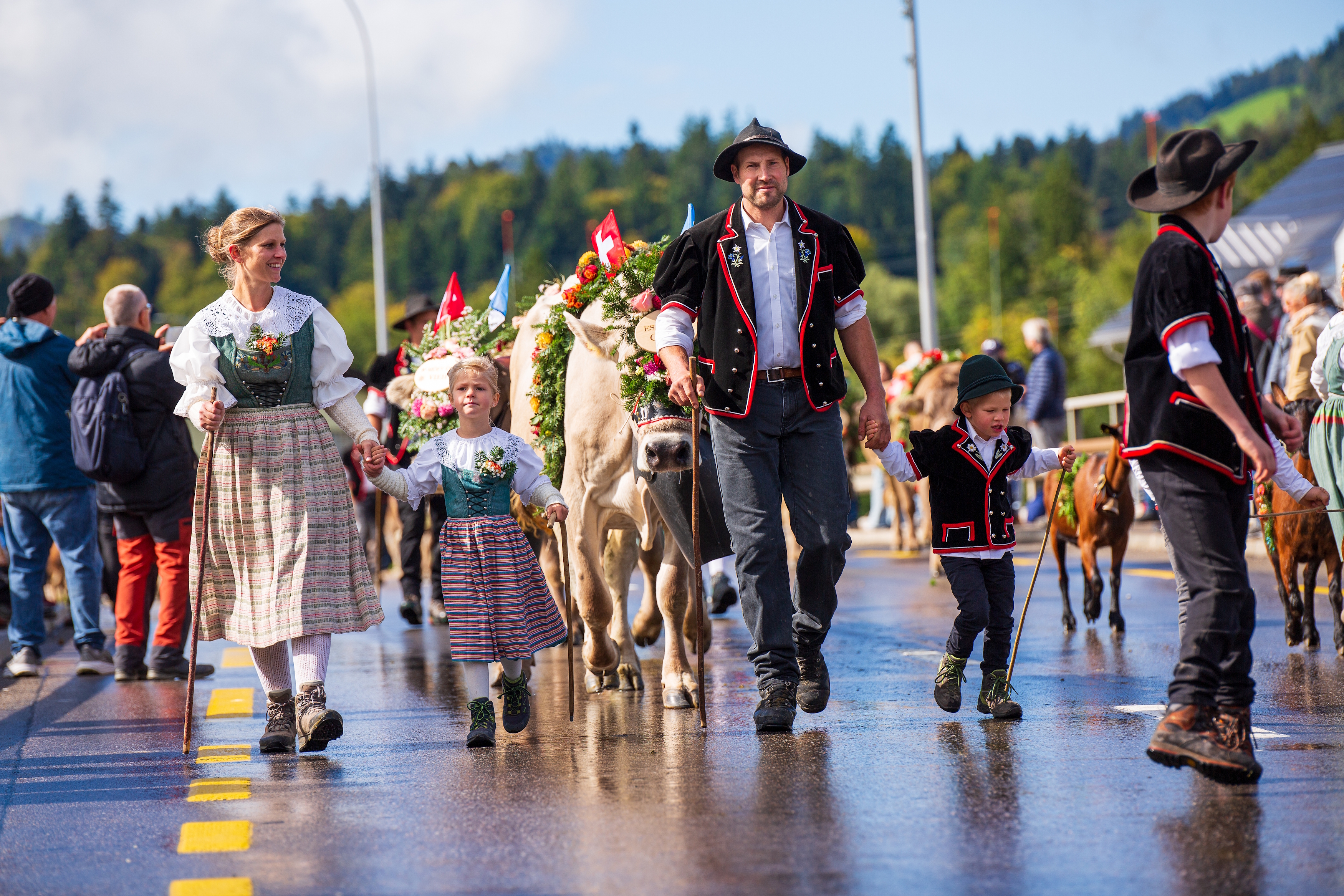 Impressionen von der Alpabfahrt in Schüpfheim