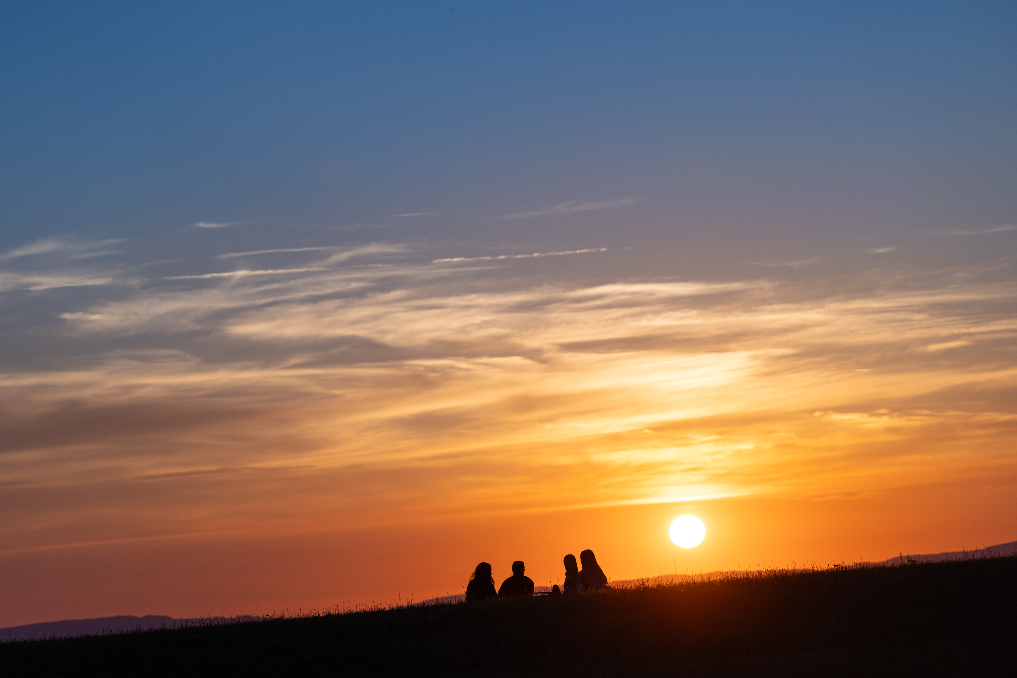 Sonnenuntergang auf der Ahornalp