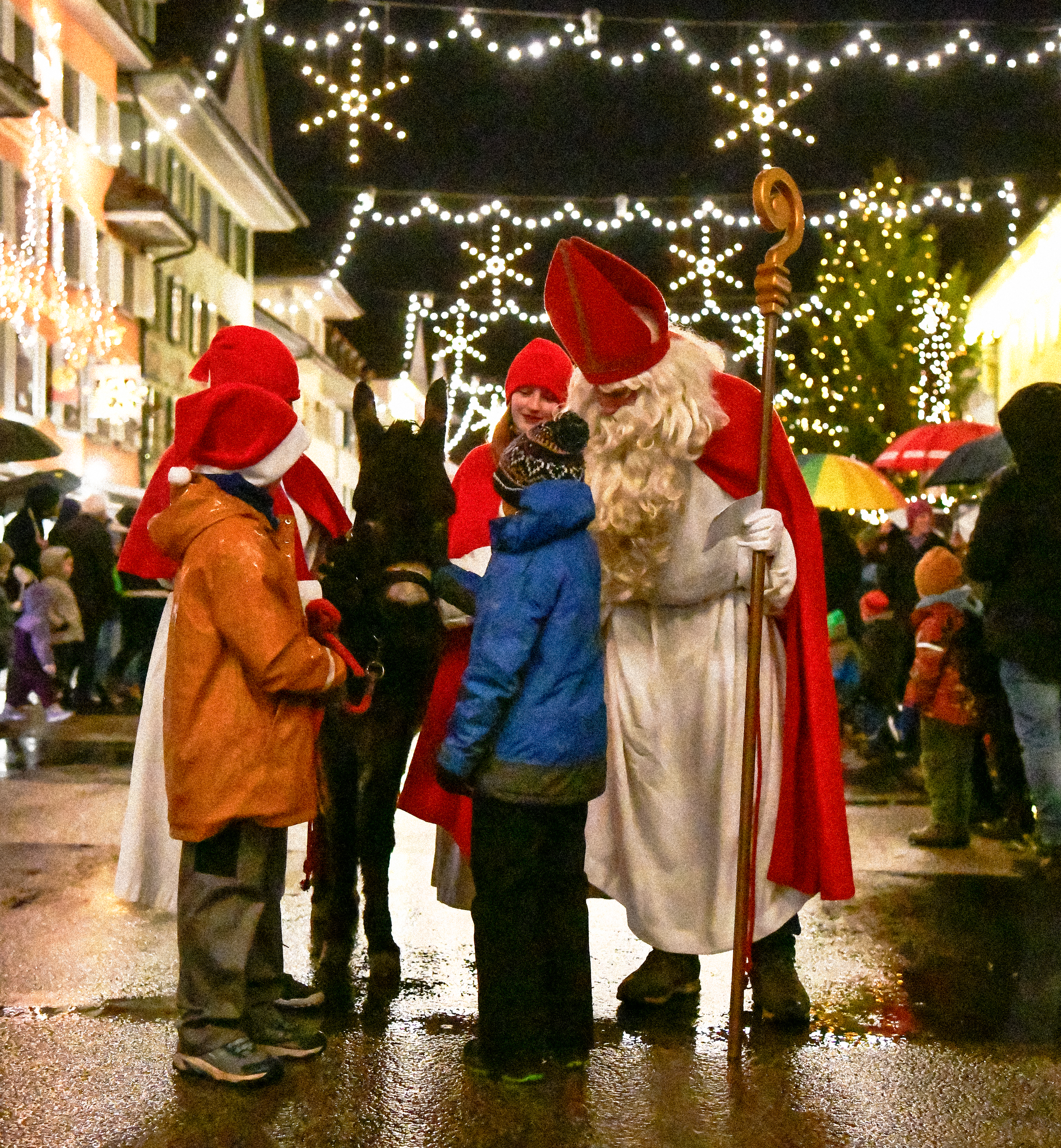 Samichlaus Einzug ins Städtli Willisau