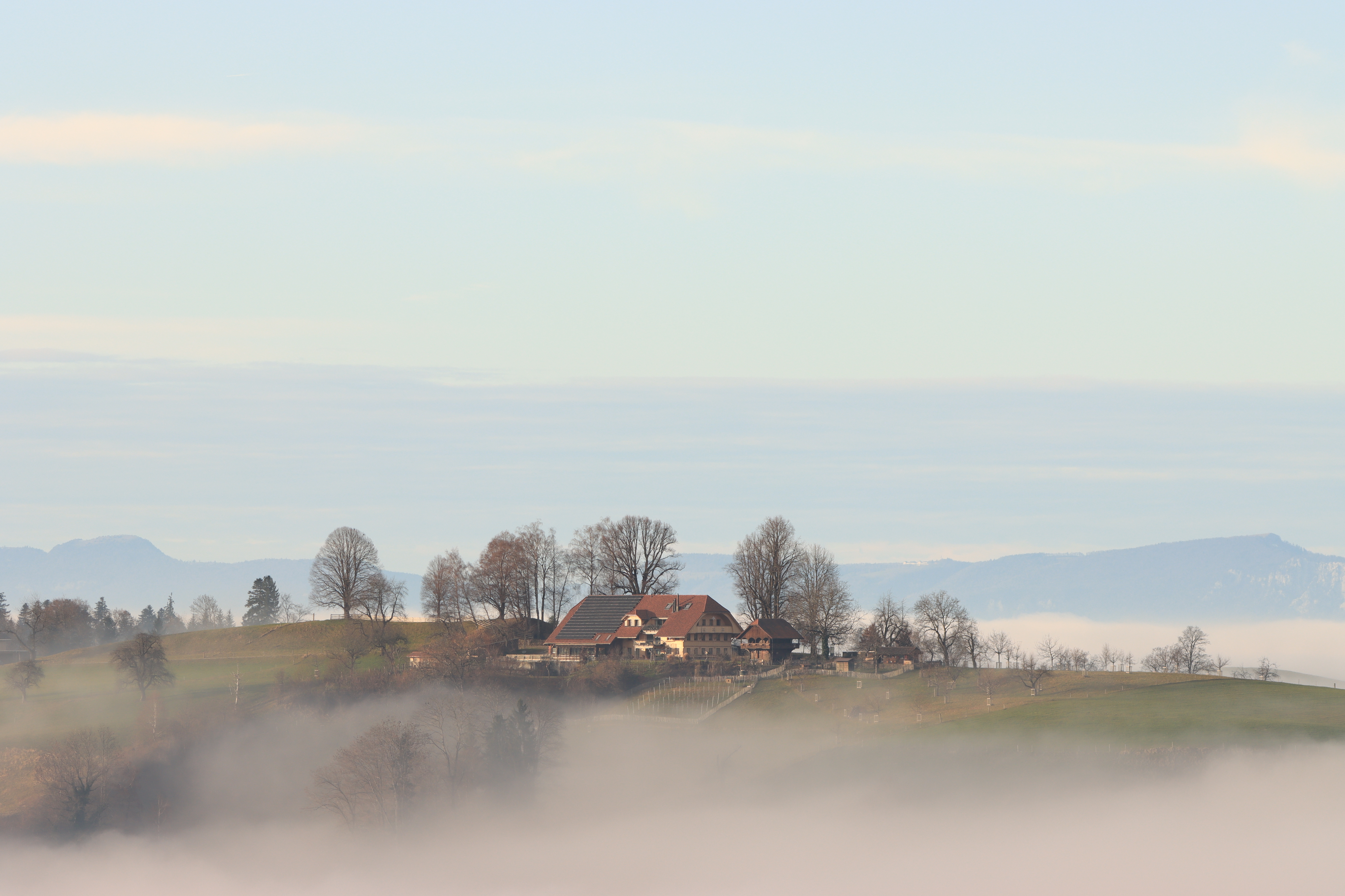 Knapp geschafft- über der Nebelgrenze