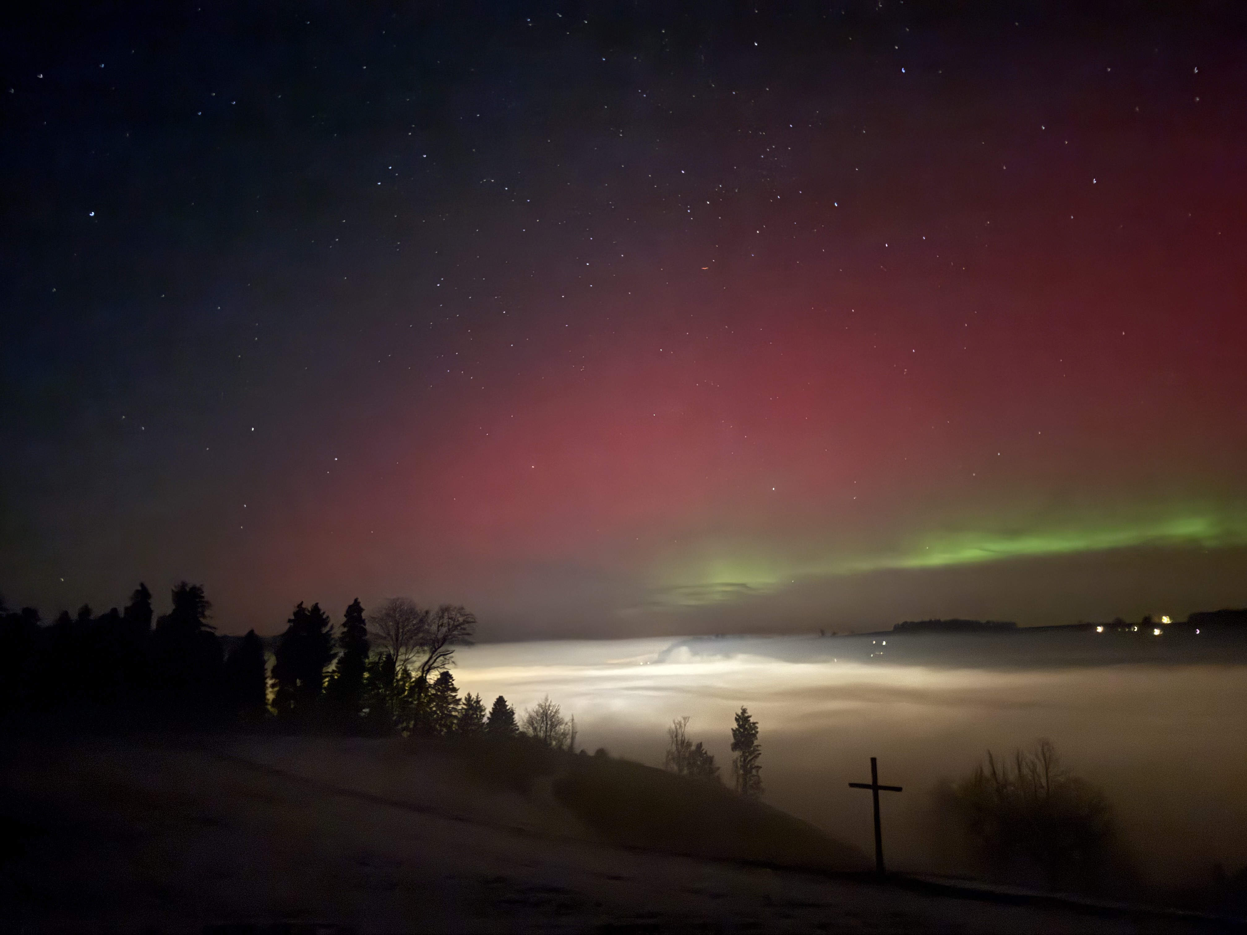 Polarlichter in der Stocki Zell LU