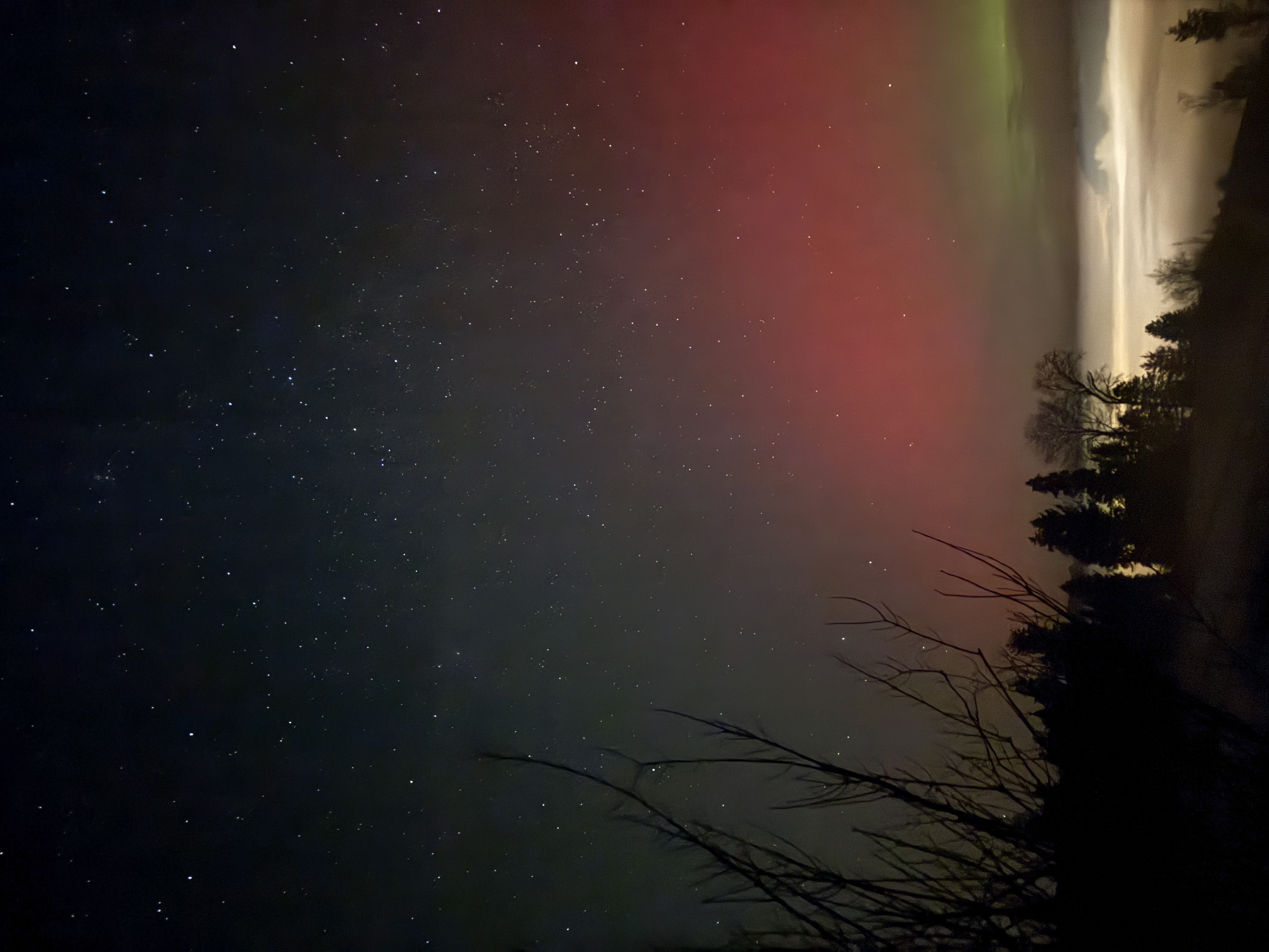 Polarlichter in der Stocki Zell LU